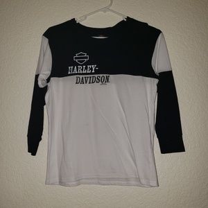 Harley-Davidson 3/4 Sleeve Girls Top